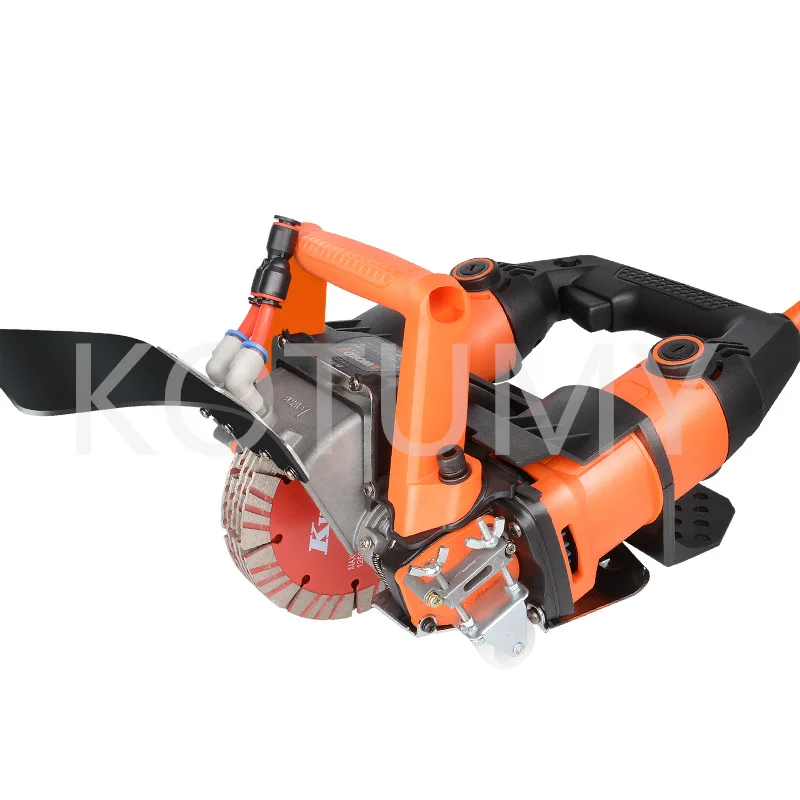 Wall Chaser Machine 6800W Electric Circular Saw Groove Cutting Machine 220V 45mm Drill Concrete Wall Router Slotting Machine