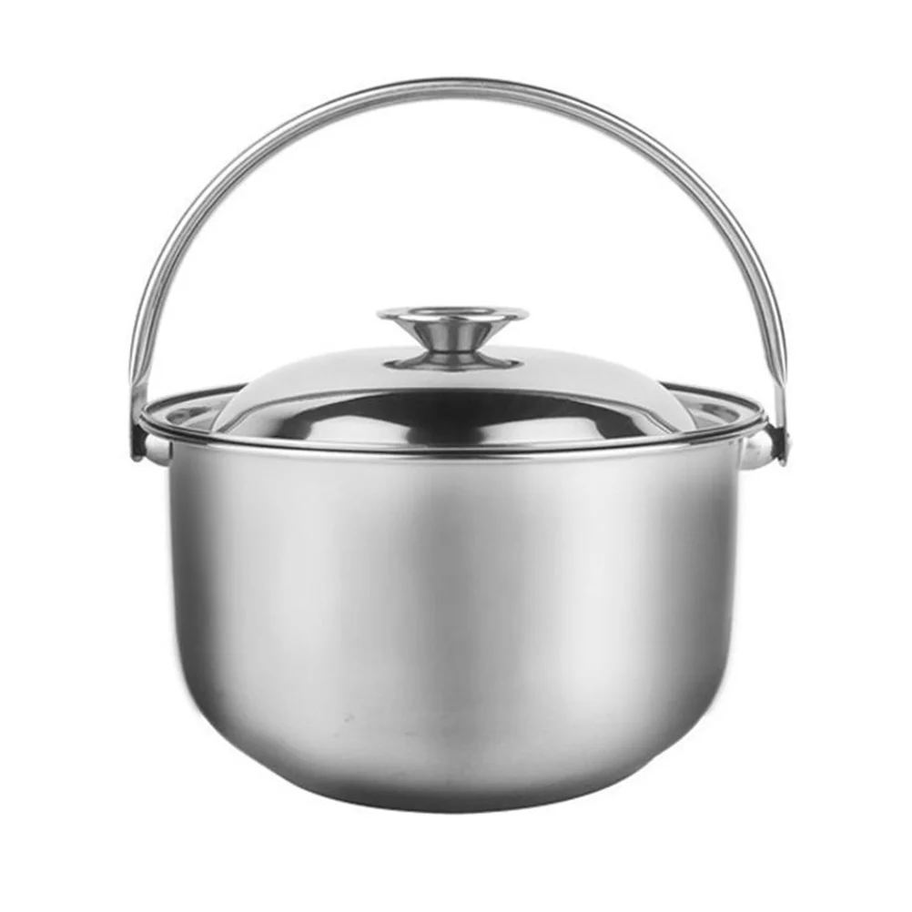 

Stainless Steel Cooking Pot Soup Multi-purpose Stock Stockpot Kitchen Gadget Tool Household Utensil Hotpot