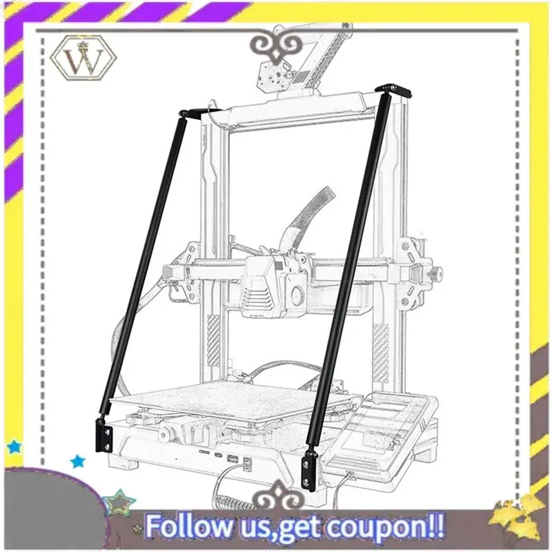 

New 3D Printer Accessories For Neptune 3/3Pro/4 Pull Rod Kit Improve Stability And Printing Effect