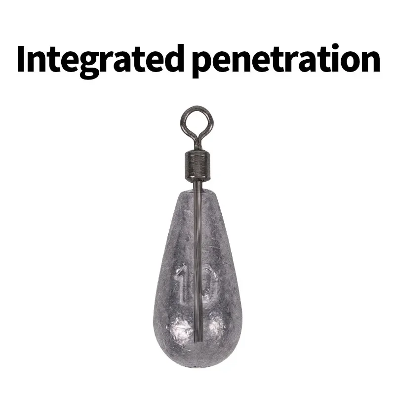 Quick Release Fishing Weight Sinker 10Pcs10g Soft Bait Sinker Bass Fishing Tackle Accessories Line Sinkers Hook Connector