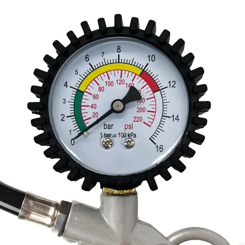 37MB Upgraded Tire Pressure Gauge LCD Display High- Air Pressure Gauge Tire Gauge for Car Trucks Tires with Connectors