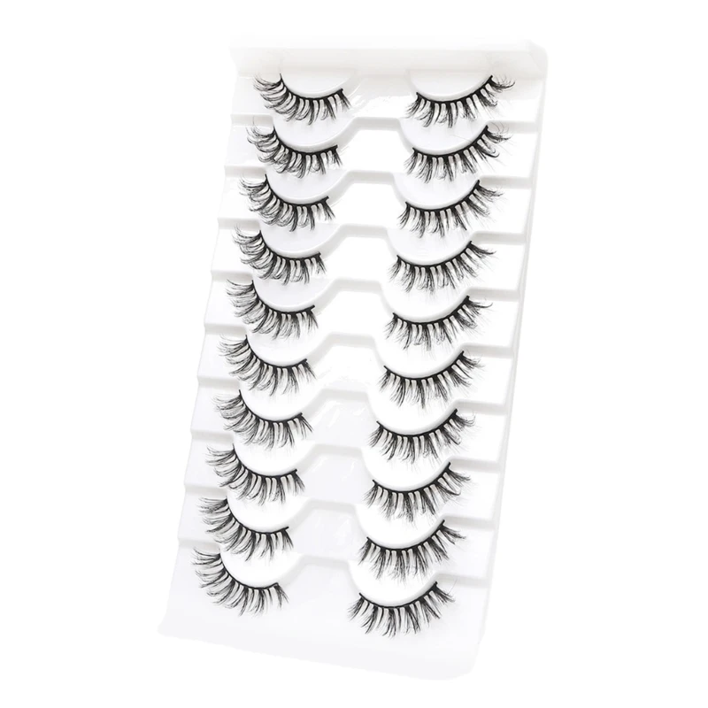 Handmade False Eyelashes Natural Makeup Simulation Messy Eye 3D Curly Eyelashes Drop Shipping