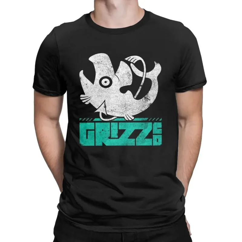 

Splat Quotes Splatoon Video Game Fan Art Men's Shirt 100% Cotton Printed Grizzco Mr Grizz Tee Shirt Plus Size Anime Clothes
