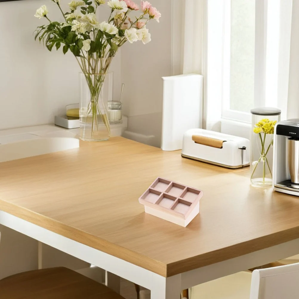 رف بيت الدمى الخشبي المصغر: رف عرض الخضروات والفواكه الطبيعي غير المطلي لمتجر البقالة لديكور المناظر الطبيعية الصغيرة #3