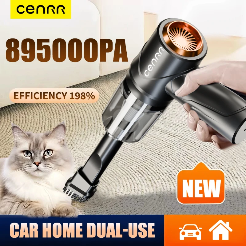 CENRR 895000PA Car Vacuum Cleaner Cordless Powerful Wireless Car Cleaner Cleaning Machine HandHeld Portable Car Vacuum Cleaner