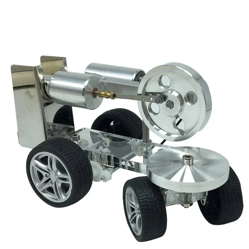 Custom Eencilinder Stirling Motor Model Tractor Auto Motor Wetenschap Fysiek Experiment Speelgoed Tieners Kinderen Geschenken