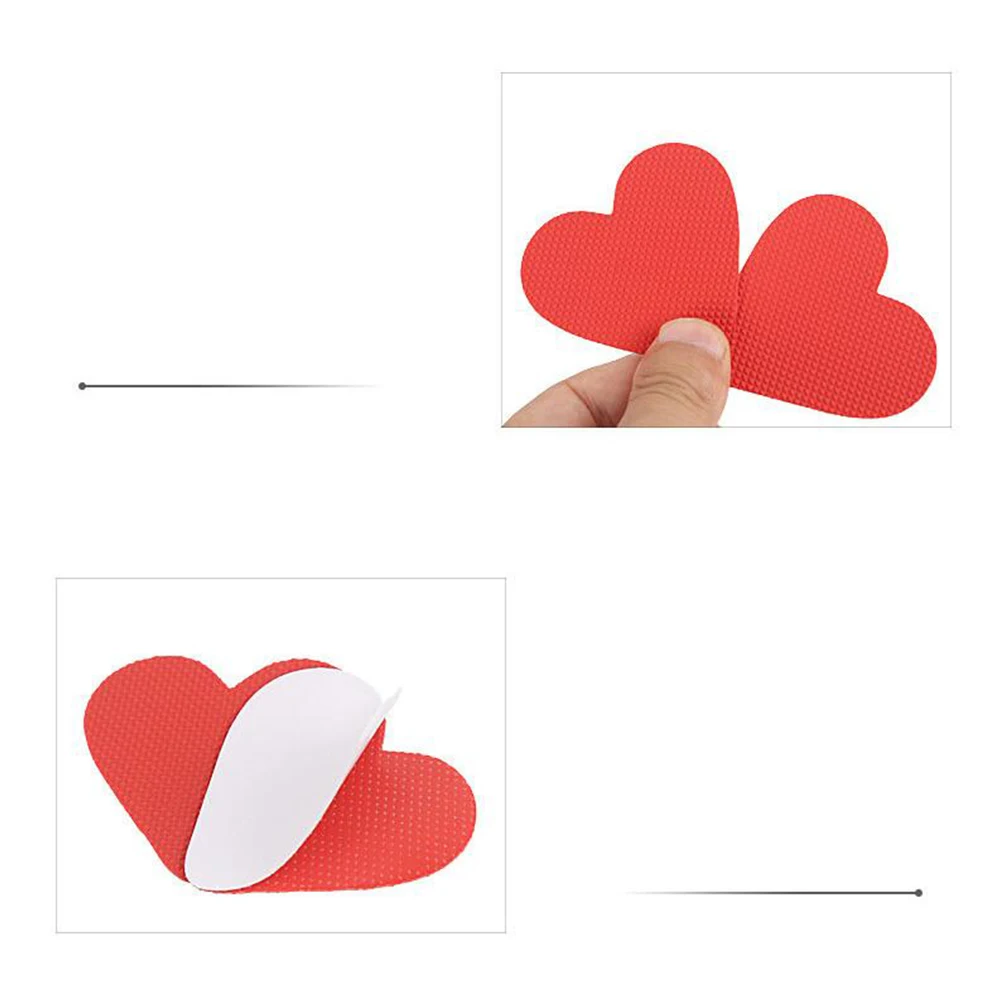 

Heel Non Slip Mat Half Insole Love Shape Red Heart Shoe S Non Slip Mat Care Tools Footwear Accessories