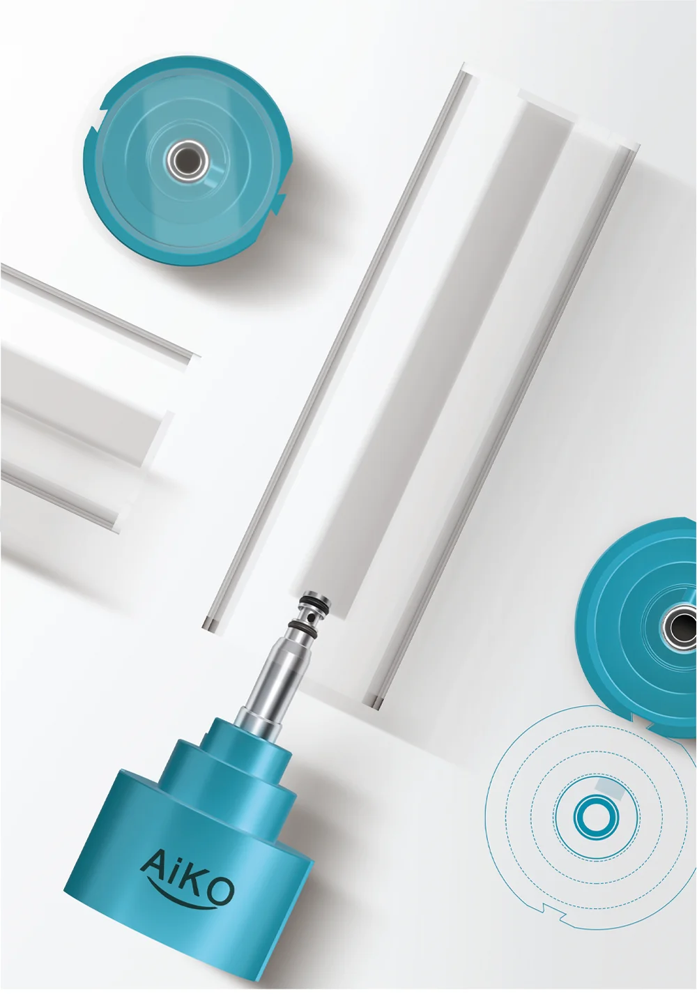 AI DENTAL Aiko Serie Luftturbine-Upgrade-Lager Superoir-Konvertierungsrate Leistungsstärker Konzentrizität Hochgeschwindigkeitshandstück Neu – Detail 11