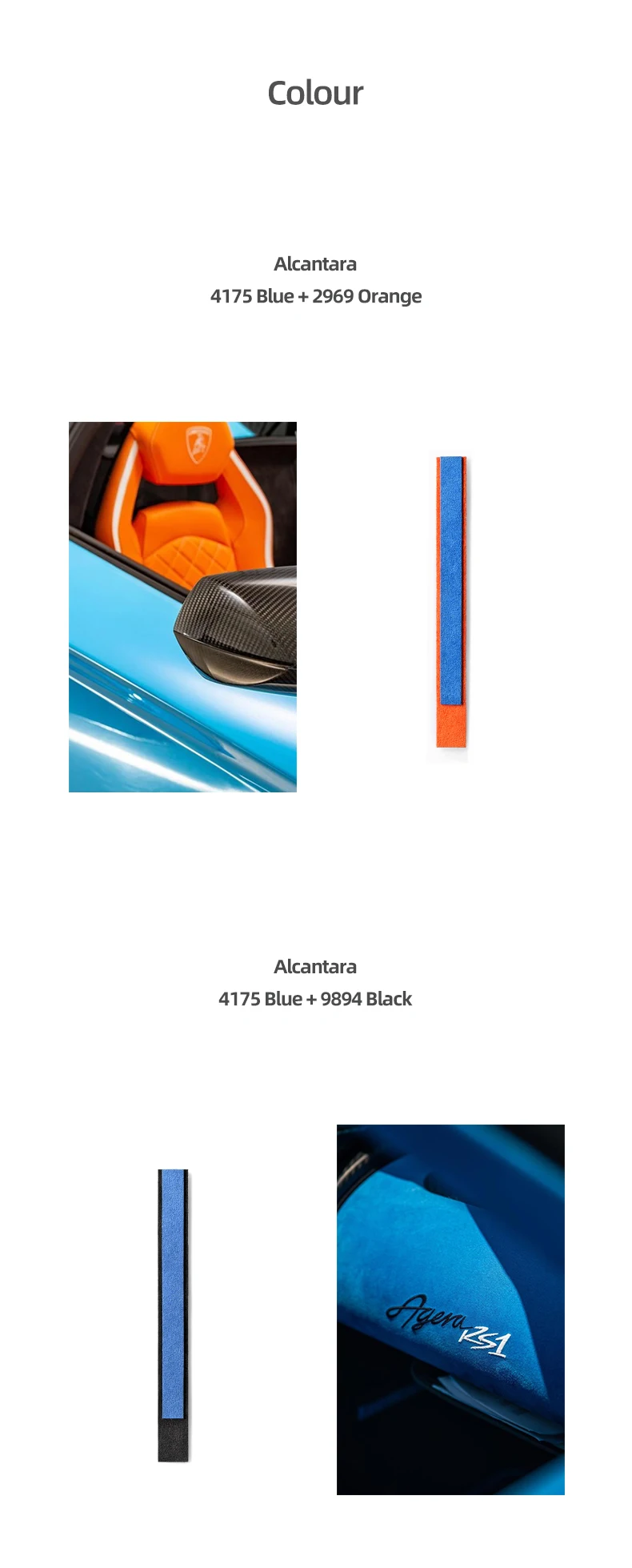 Für Tesla BMW Mercedes Audi Porsche Volkswagen Toyota Honda Made aus Alcantara Auto Lenkrad Top Center Marker Zubehör – Detail 7