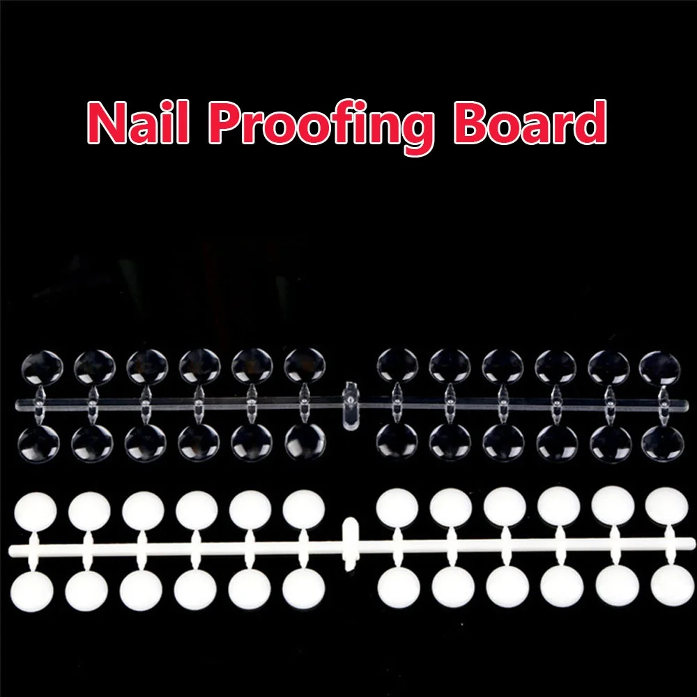 5 Bretter/Packung Nagellack Färbung Anzeigetafel DIY runde Nagel farbe zeigt Karte Nail Art Zubehör