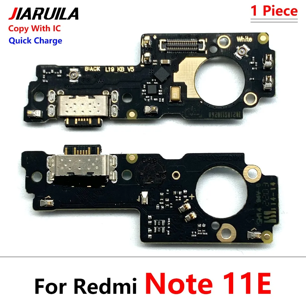 New For Xiaomi Redmi Note 11 11E 12 13 Pro Plus 4G 5G USB Charging Port Dock Charger Connector Board Microphone Flex Cable