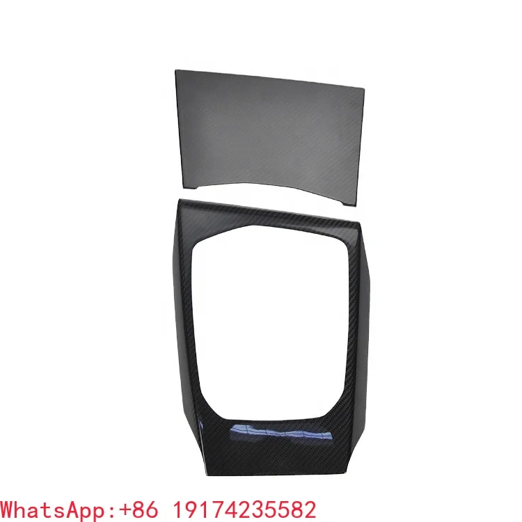 

LHD Real Dry Carbon Fiber Interior Accessories 3pcs Center Console Cover Trim Kit for BMW 3 Series G20 2020 and up