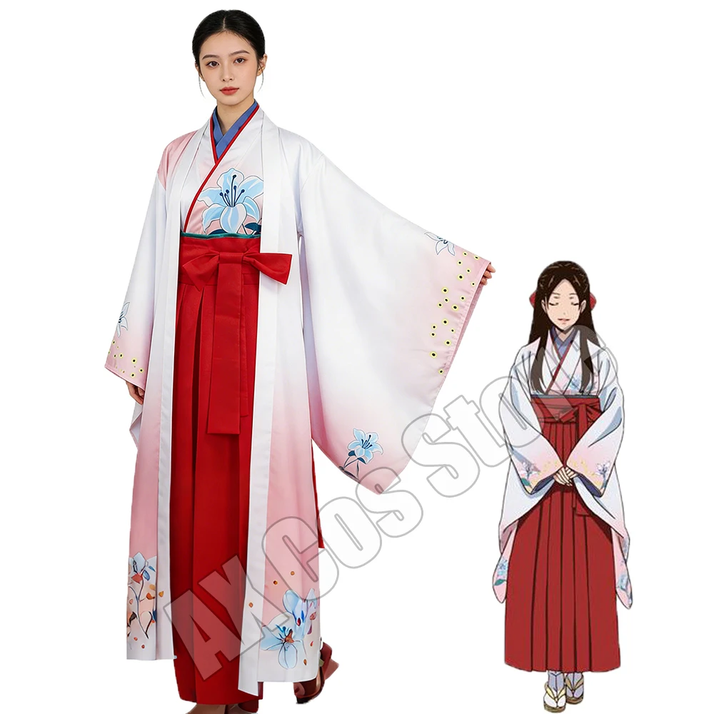 

Костюм для косплея Юрико Нишинотоин (аниме Kakegurui), кимоно, костюм на Хэллоуин для женщин