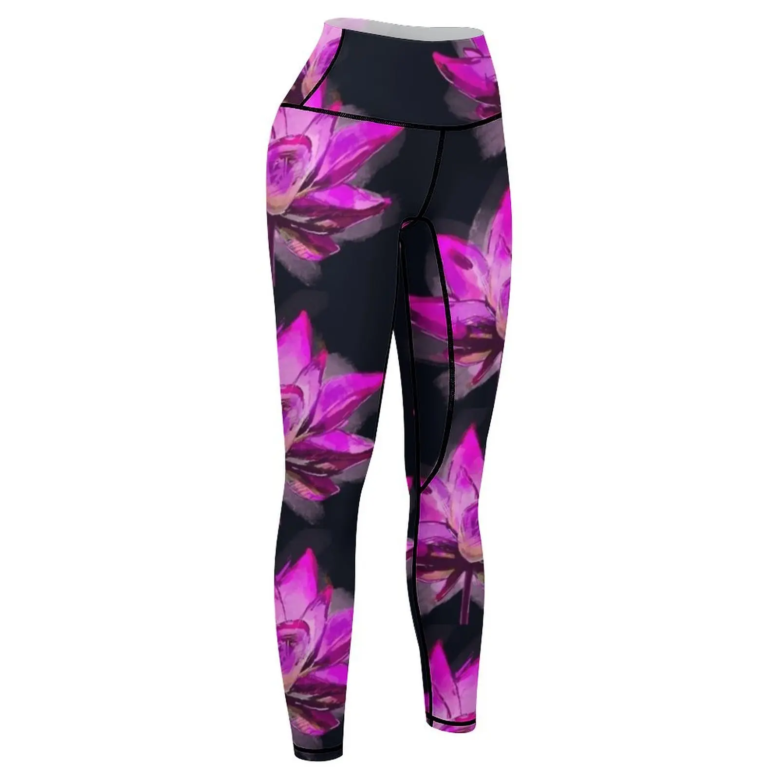 LOTUS FLOWER Leggings legging push up sports shirts gym Training pants Womens Leggings