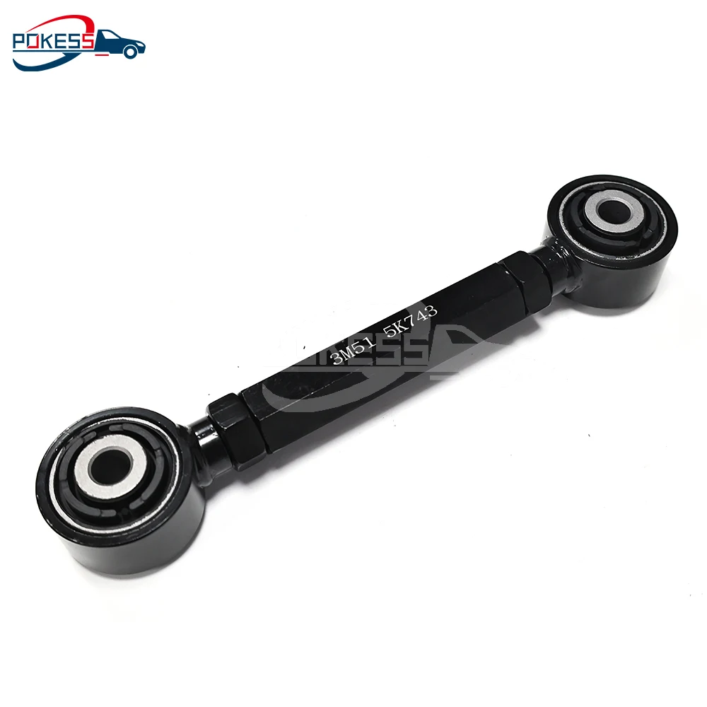 

POKESS Rear Suspension Tie Bar Link Control Arm For Ford Focus Mk2 MK3 2005-2014 Ford KUGA MK2 2013-2019 Adjustable