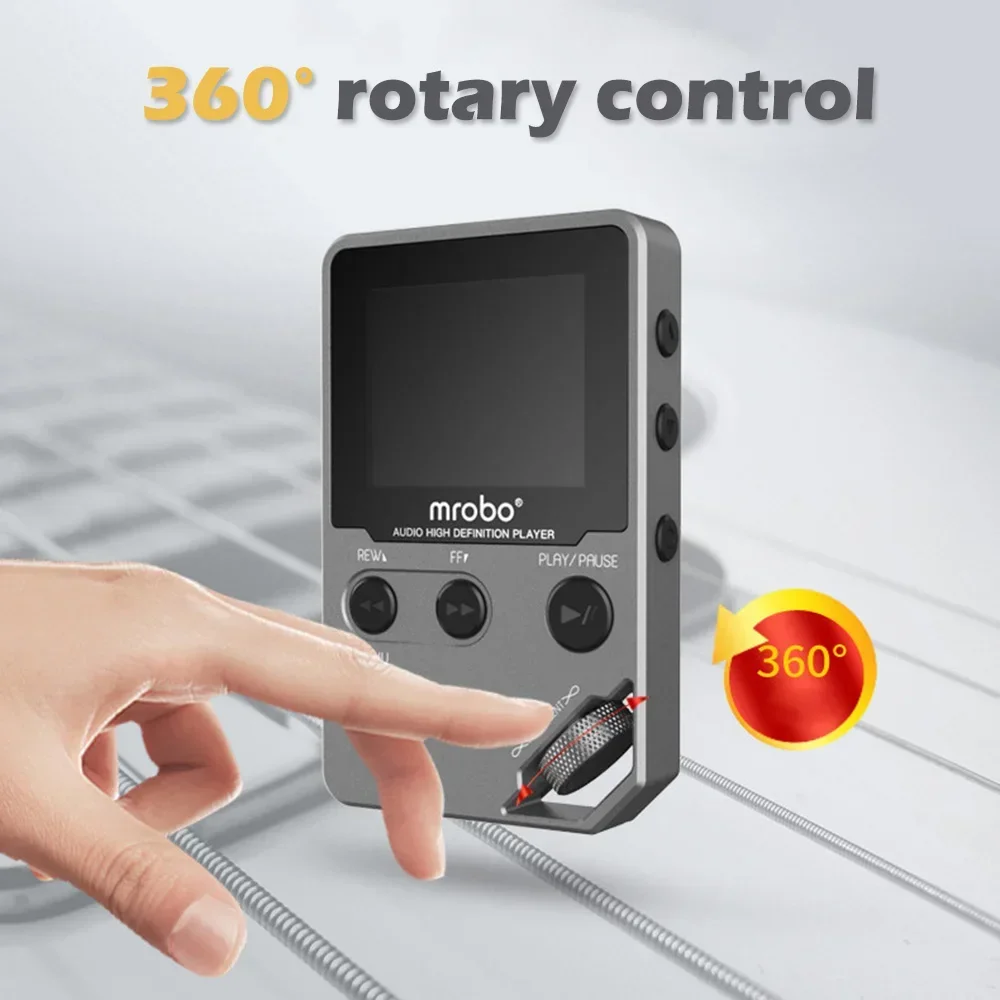 Profesjonalny odtwarzacz muzyczny HiFi Stereo MP3 HD bezstratne dekodowanie DAC sport dla Walkman MP4 obsługa FM/E-book/nagrywarka/Max 128G