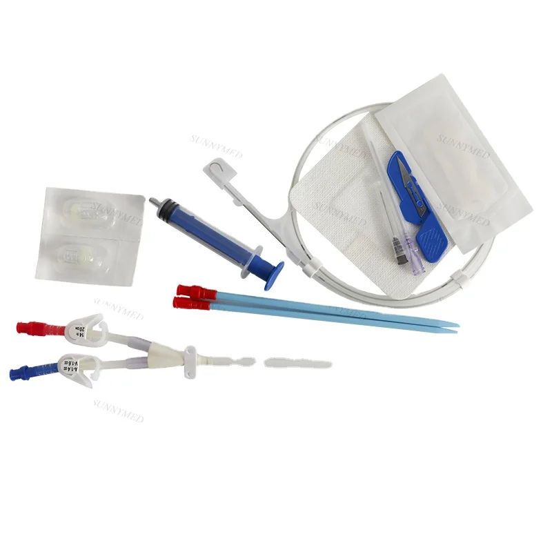 SY-HC Hemodialysis Catheter Single Double Triple Lumen Kit