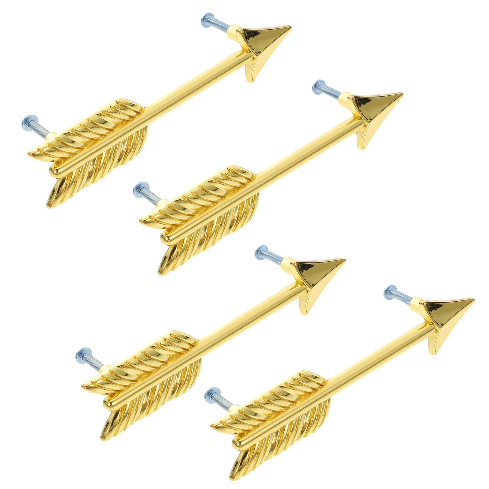 

4pcs Arrow Shaped Cabinet Pulls Handle Zinc Alloy For Drawer Wardrobe Cupboards Closet Furniture Hardware Knobs