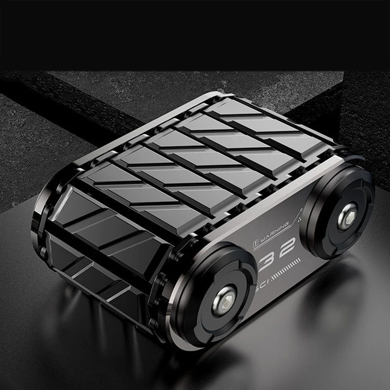 Fidget Roller Tank  For Stress Relief - Metal Ratchet Fidget  For Anxiety - Desk  For Adults & Kids