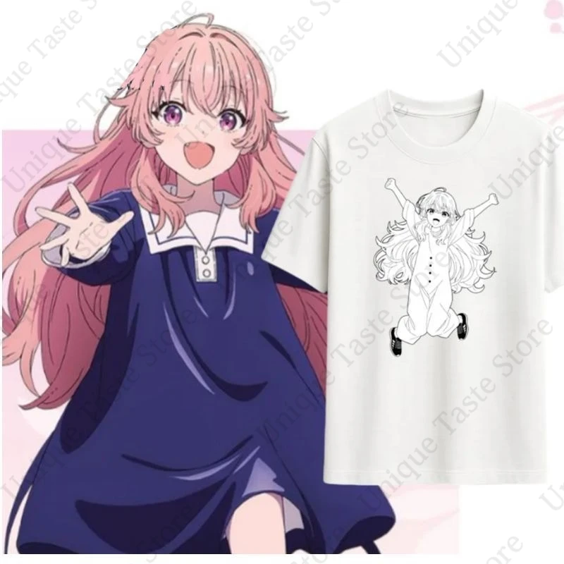‌I Want To Love You Till Your Dying Day T Shirt Kimi Ga Shinu Made Koi Wo Shitai Kagari Mimi Print Cotton Short Sleeve T-shirt