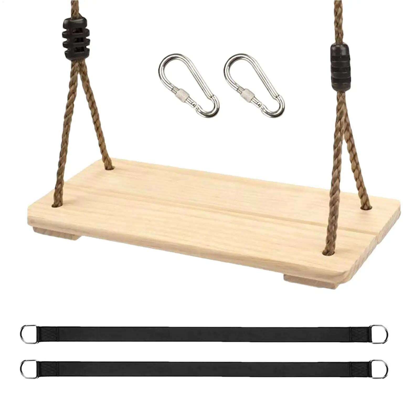 

Wood Swing Wooden Tree Swings For Toddler Sensory Game Chairs Heavy-Duty Equipment For Patio Porch Nursery Playground Backyard