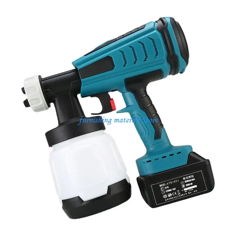 Y5GD Wireless Paint Sprays Guns Brushless Motor Rechargeable 18V Battery 3 Sprays Pattern For Furniture Automotive Projects