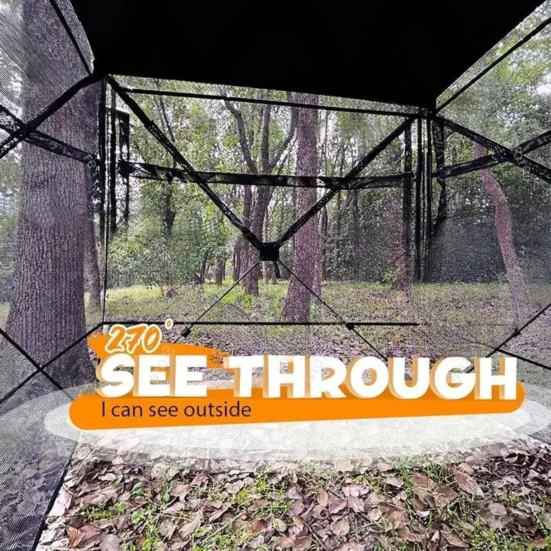 Bird watching tent One-way 270 ° transparent visual hunting tent Camouflage quick open waterproof outdoor camping tent