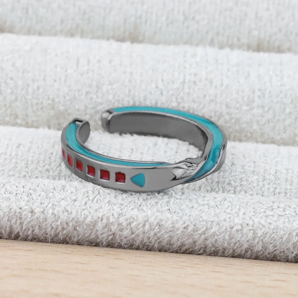 Cartoon Anime Hatsune Miku Peripheral Ring Unisex Adjustable Mobius Ring Cosplay Jewelry Accessories Fan Collection Gifts image 3