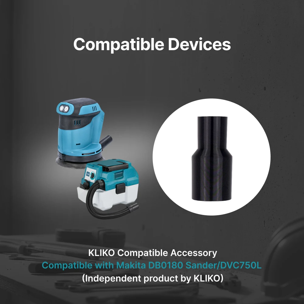 Für Makita DBO180 Schleifer zu DVC750L Staubsaugeradapter – Detail 1