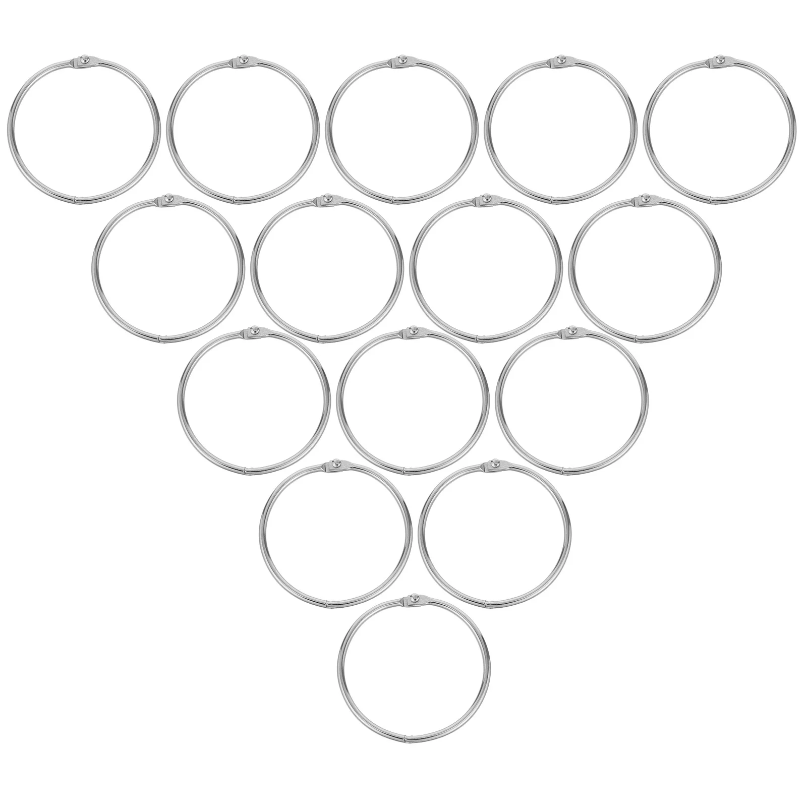 20 قطعة حلقات الكتاب المعدنية فضفاضة ورقة الموثق خواتم قابلة للفتح الموثق الأطواق ل ورقة ملزمة البطاقات التعليمية اللوازم المكتبية المنظم