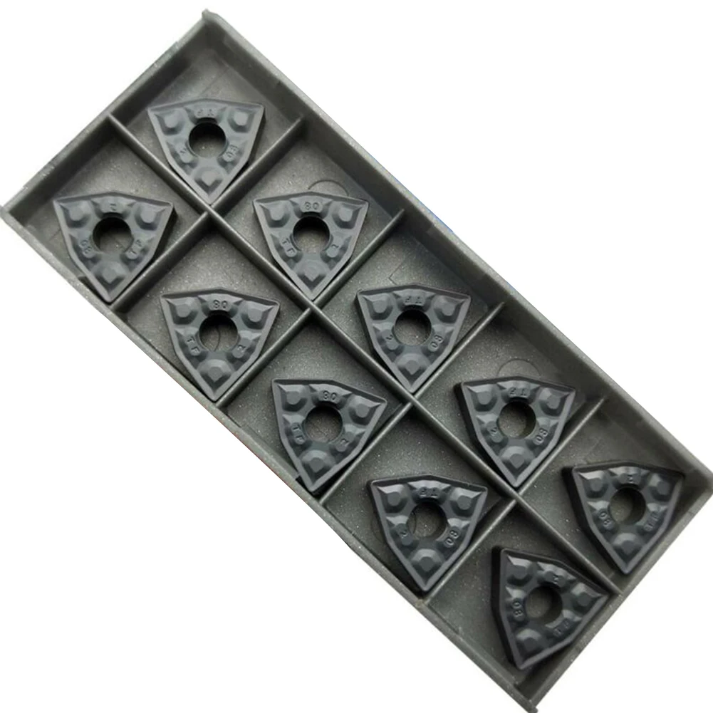 WNMG080408-TF Insert 10 Pcs Alloy Carbide Cast Iron Finishing IC907 Insert Inserts for lathe Semi-finishing WNMG080408-TF