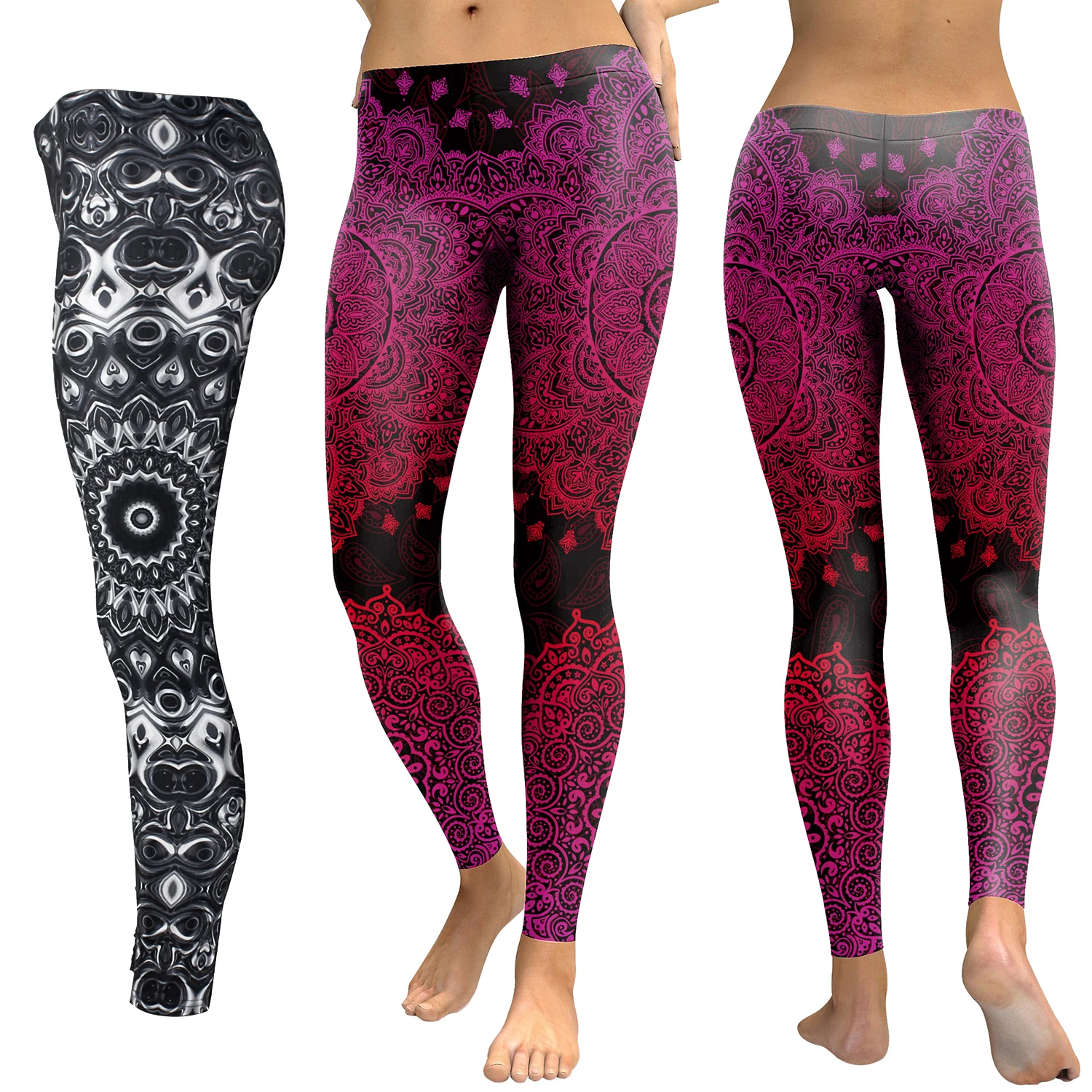 

Cheap Women's Clothing With Yoga Pants Mid Waist Sexy Yoga Elastic Slim Fitness Gym Sport Workout Women Leggings autumn