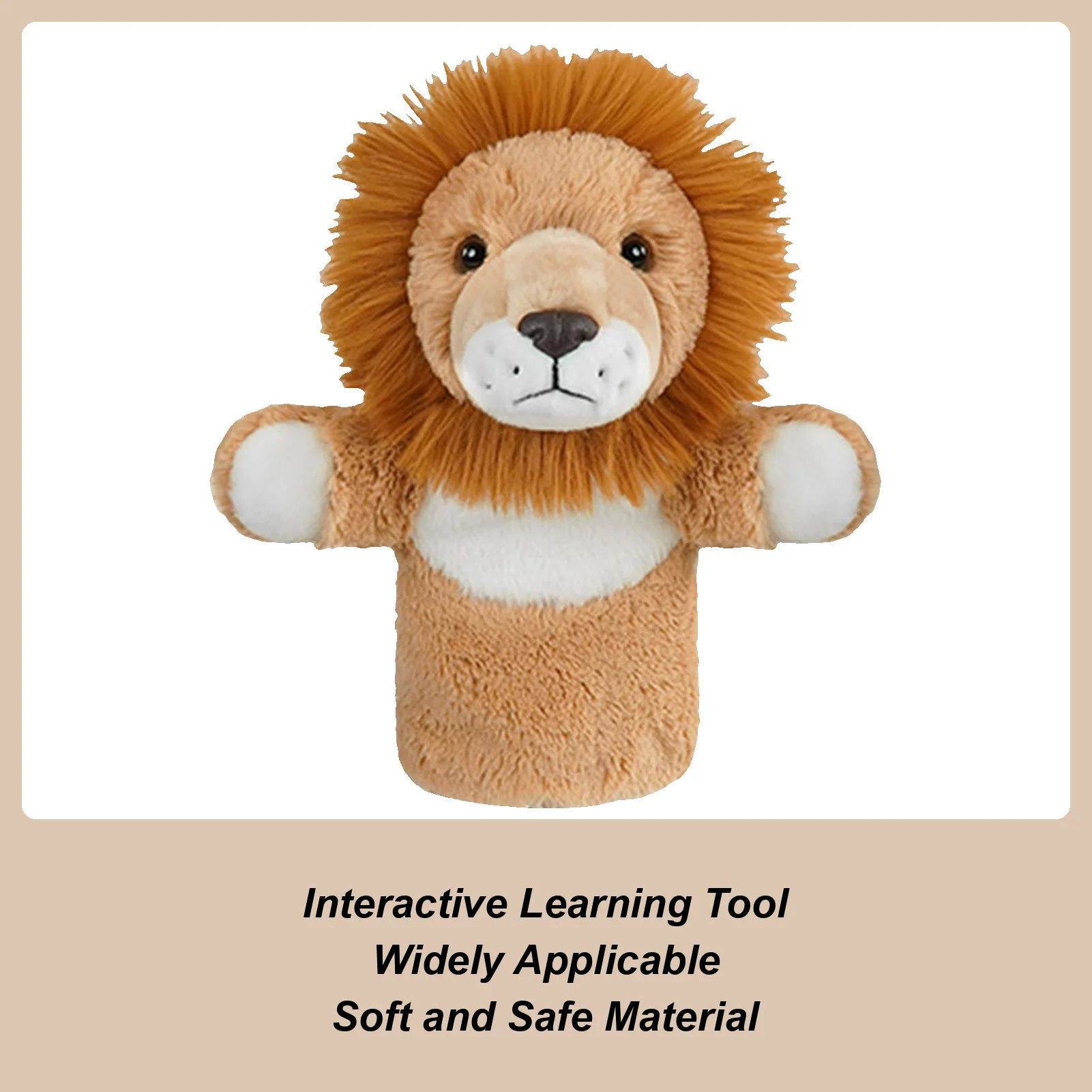 

Animal Hand Puppets Stuffed Lion Giraffe Stage Props Stage Performance Hand Puppets For Boys Girls Parents Teachers Preschoolers