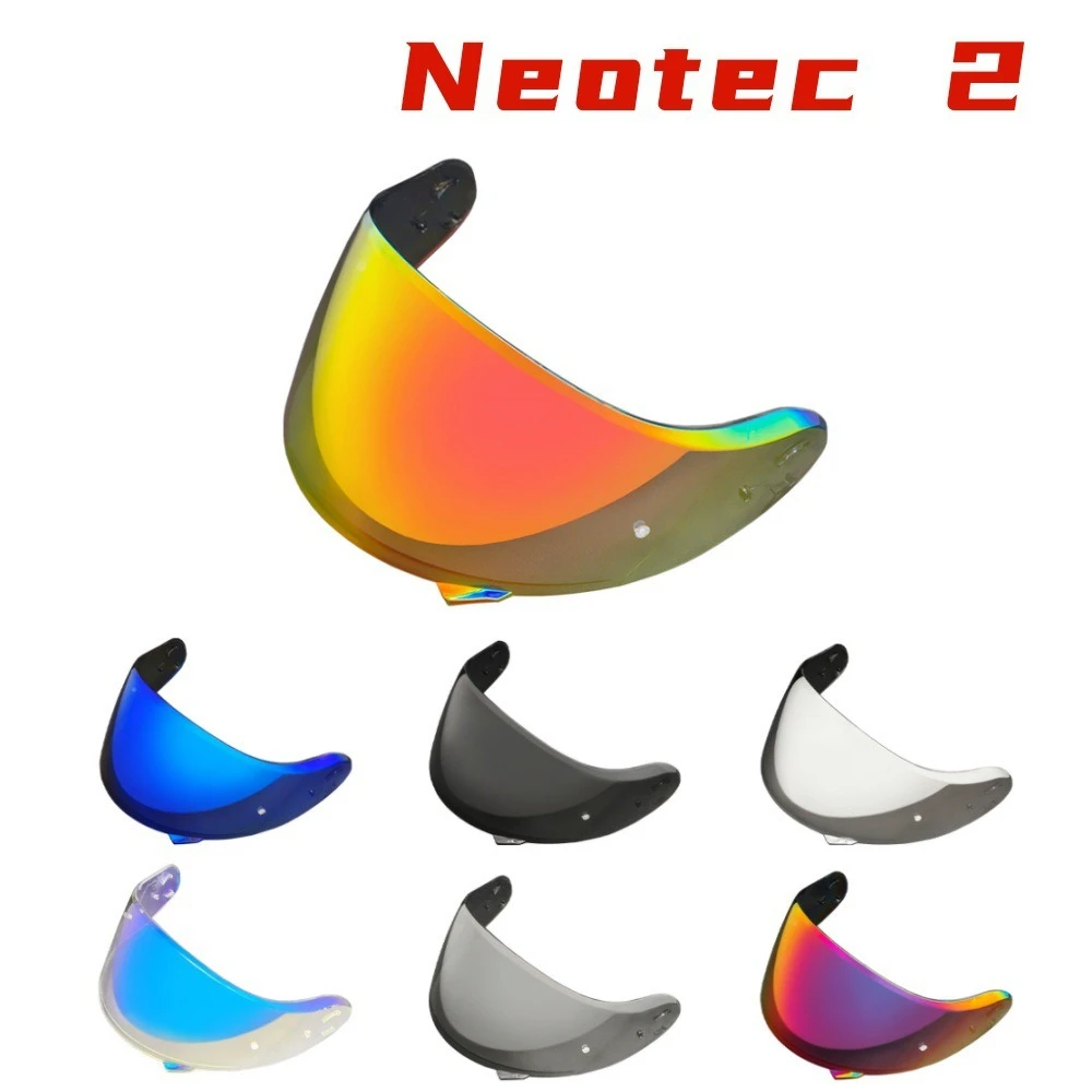 Helmet Visor Compatible with Neotec 2 CNS‑3, Windproof Dustproof UV‑Protection Replacement Lens Motorcycle Helmet Accessories