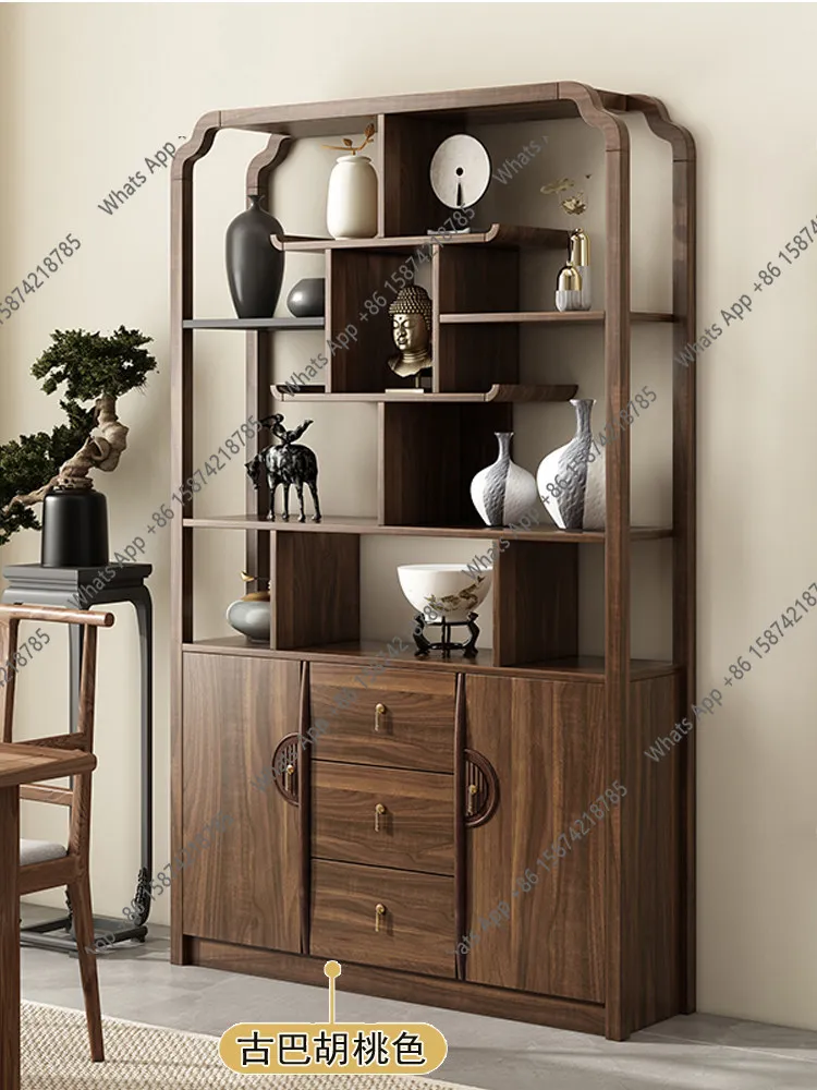 Bogu Rack Ornament Office Tea Room Duobao Pavilion Shelf Living Room Antique Partition Chinese Display Cabinet