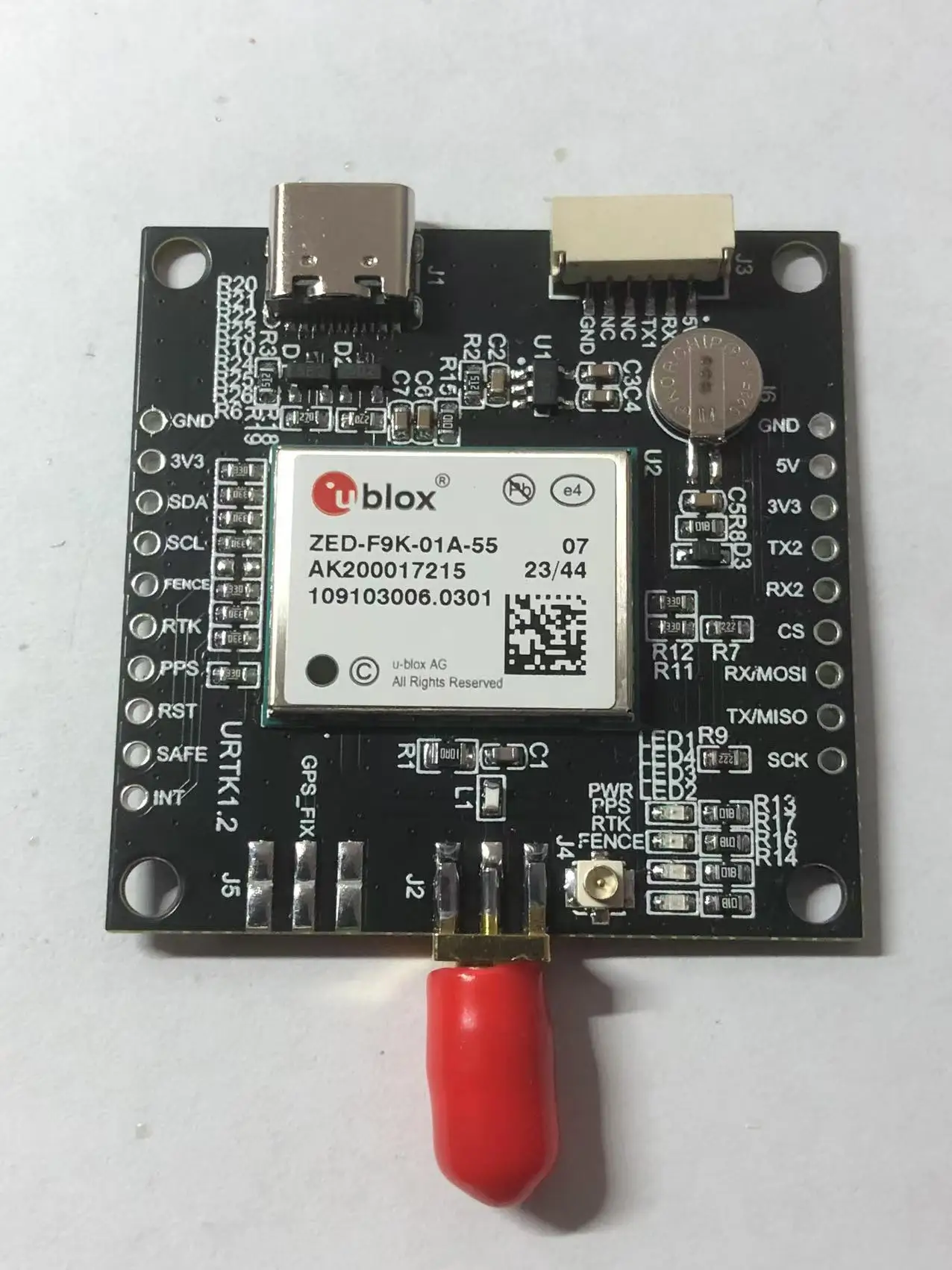 ZED-F9K-01A Excellent  board  Works Serial  I2C and SPI  ESP32 controlling I2C and SPI UM980 UM982 ZED-F9P