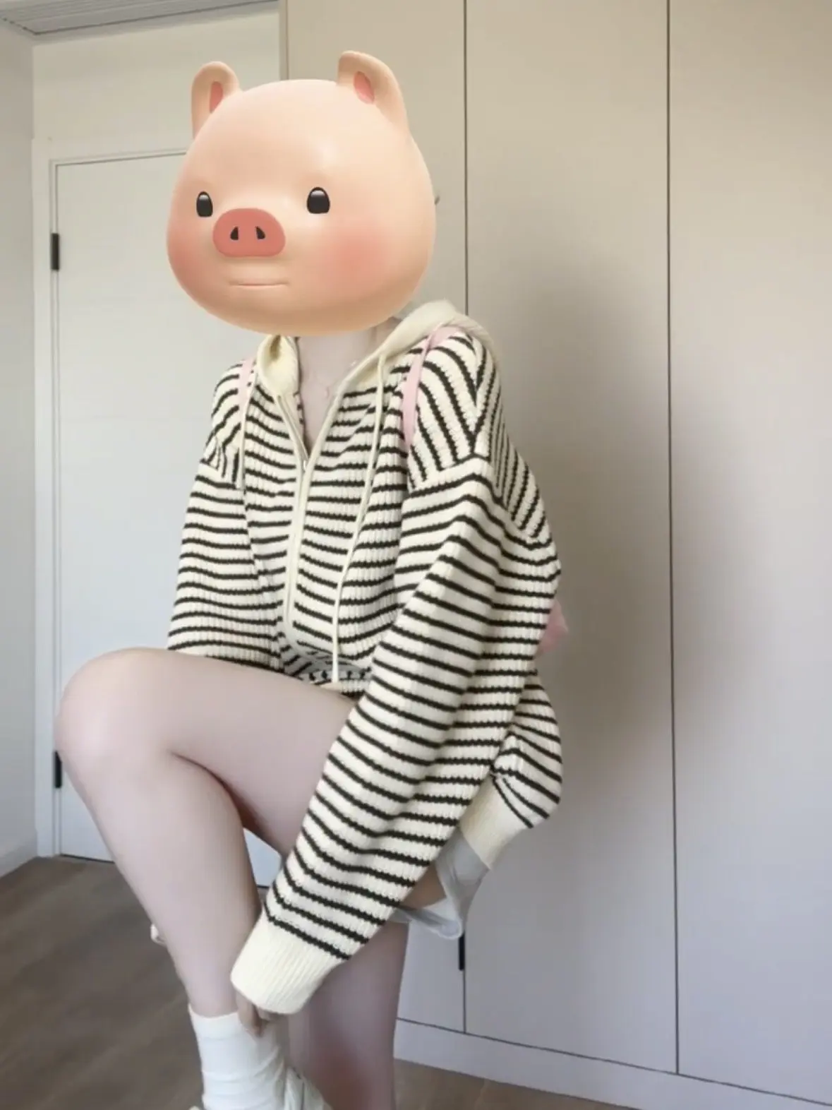 Inverno solto de malha com capuz aberto cardigan feminino macio aconchegante contraste cor listra camisola jaet casual confortável sle