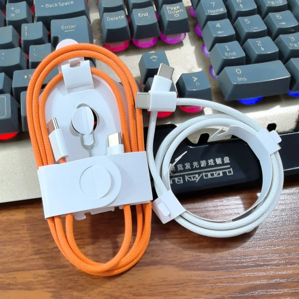 1M 60W PD USB Type C Cable For Apple Iphone Ultra 18 17 16 15 Pro Max 14 13 12 11 Plus X XS 45w Fast Charging Weaving Data Wire