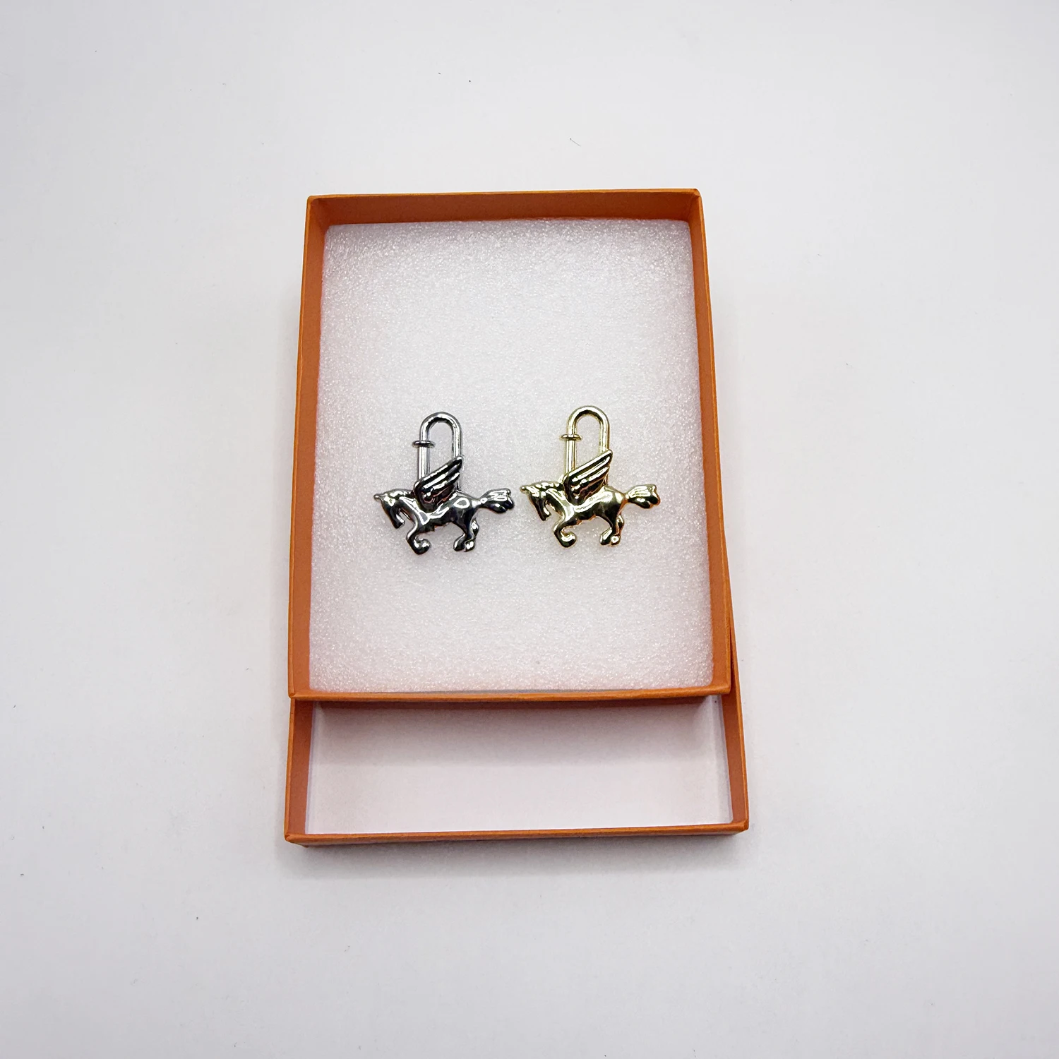 

Сумка-подвеска для Hermes Birkin Kelly Bag Pegasus Lock Charm Цельнометаллический металлический замок с животным, подвеска для сумки, высококачественное очаровательное ожерелье