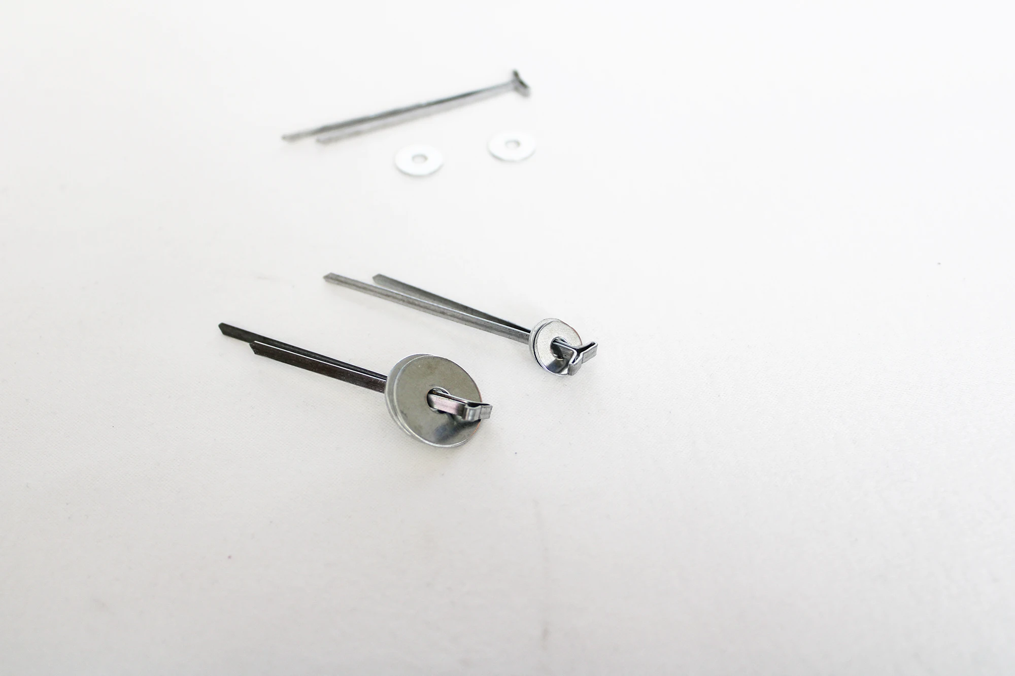 20set  65MM 1pcs T Split pin + 2pcs washer meteal movable joint for toy or leather fixed findings