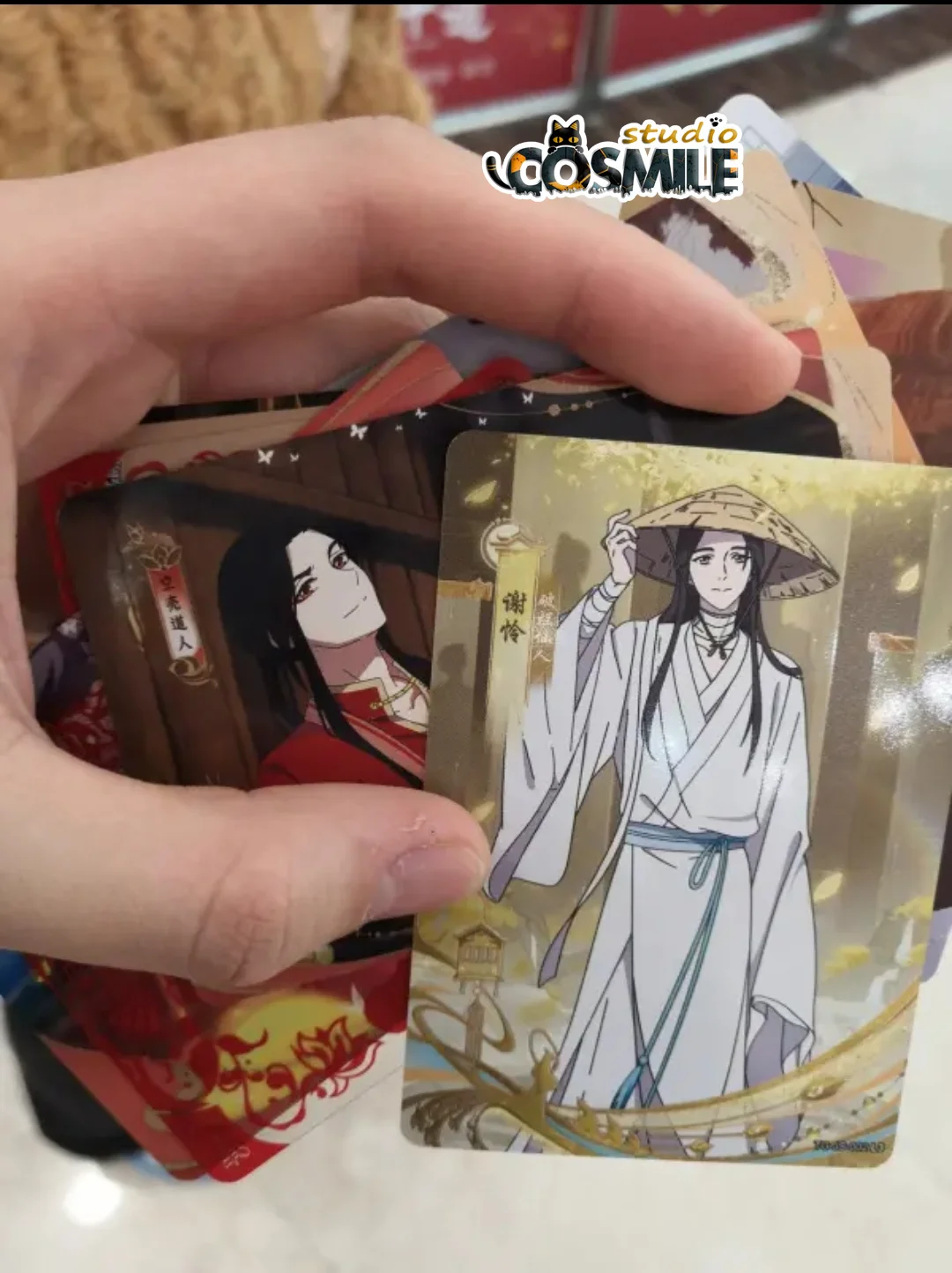 Anime Comic Heaven Official\'s Blessing Tian Guan Ci Fu Official Original TGCF Hua Cheng Xie Lian Collectible Cards Card Sa