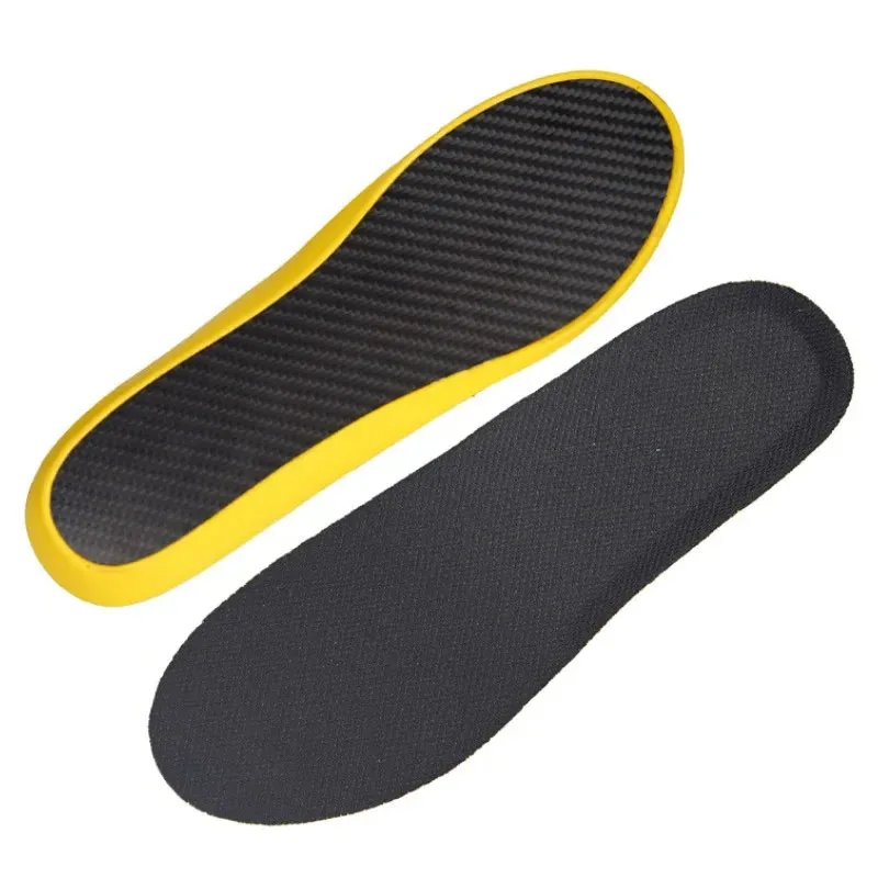 1Pair Carbon Fiber Insole Sports Insole Male Shoe-pad Female Orthotic Shoe Sneaker Insoles