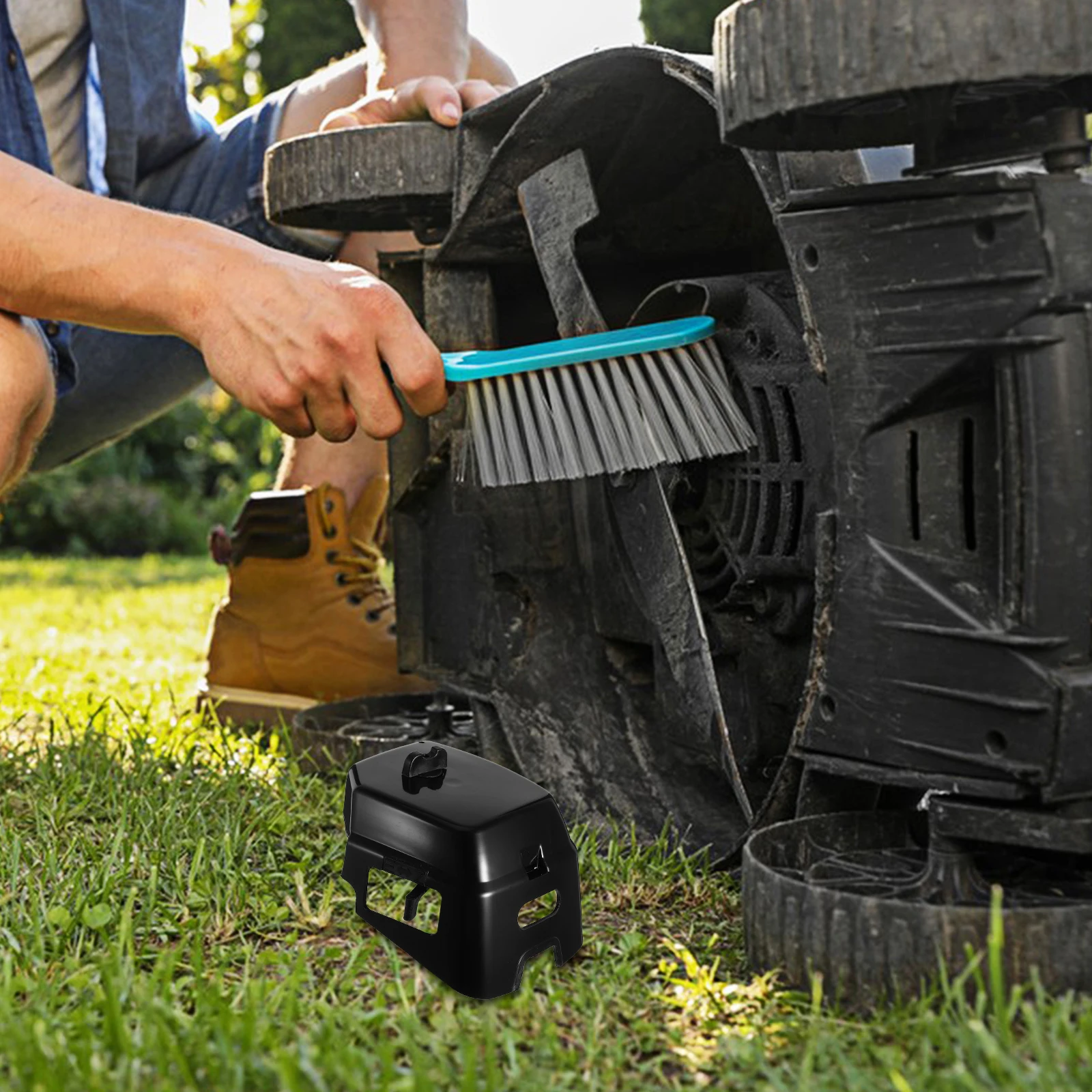 

Air Filter Cap for Trimmer Mower Brush Cutter Replacement Part Small Lawnmower Supply Efficient Filtration Easy Installation