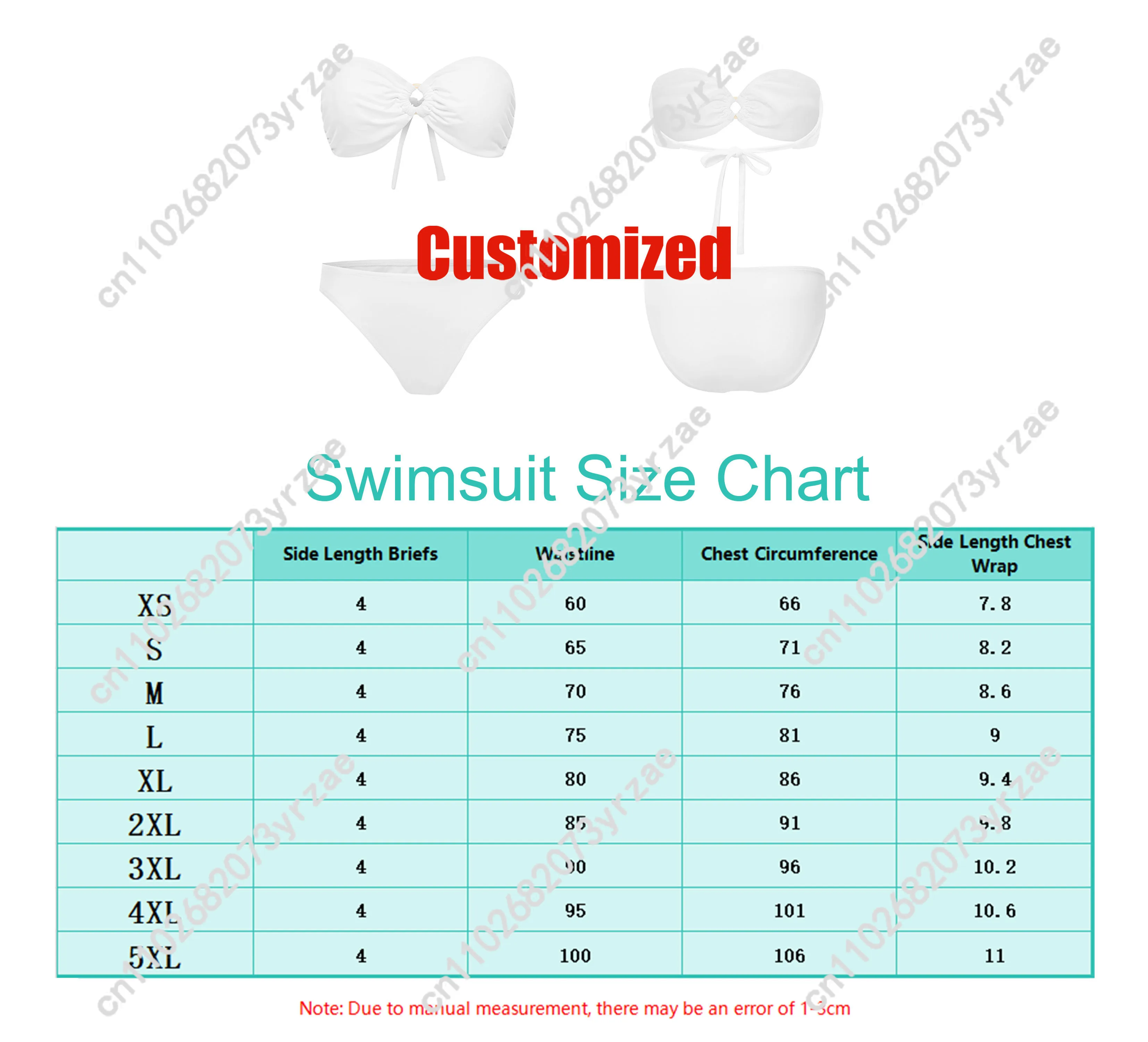 The Who Strapless Swimsuit Womens Bathing Suits Fashion Personalized Swimwear Pool Party Beach Sexy Bikini Customized Beachwear