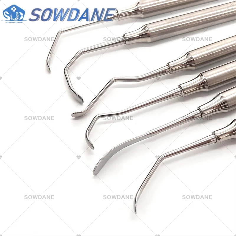 Dental Lift Elevator Elevators Stainless Steel Dental Implant Sinus Lift Lifting Double Ends Instrument Tool Autoclavable