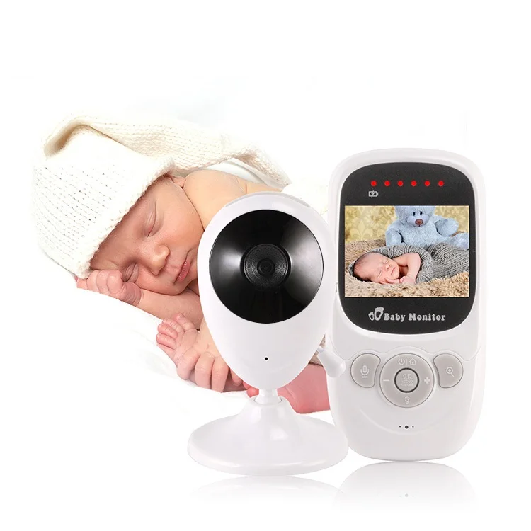 Display a colori OEM di fabbrica visualizzazione in tempo reale visione notturna rilevamento del pianto Video Baby Monitor 960P con ninne nanne