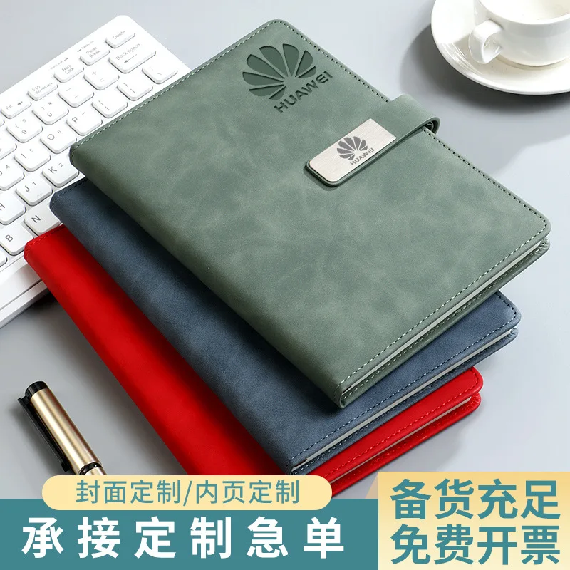 Business retro notebook customization can print logo inner page printing custom notepad stationery gifts monthly planner