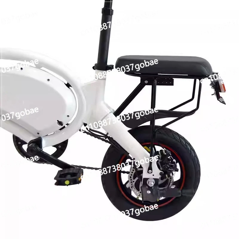 D3F New Electric Vehicle Assisted Bicycle Adult, Small Portable Commuter Car