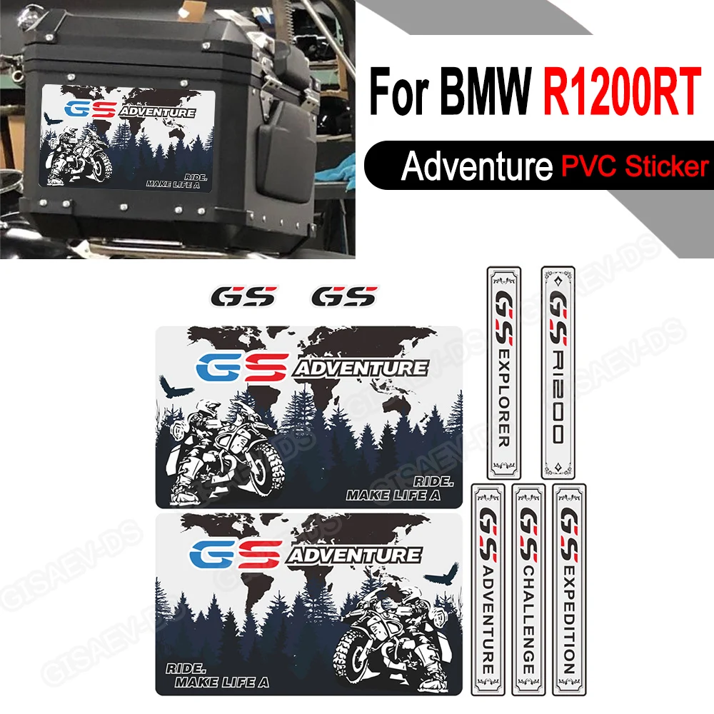 

Для R1200 GS R1200GS GSA Adventure мотоцикл хвост верхняя боковая коробка чемоданы наклейки на багажник защитная наклейка