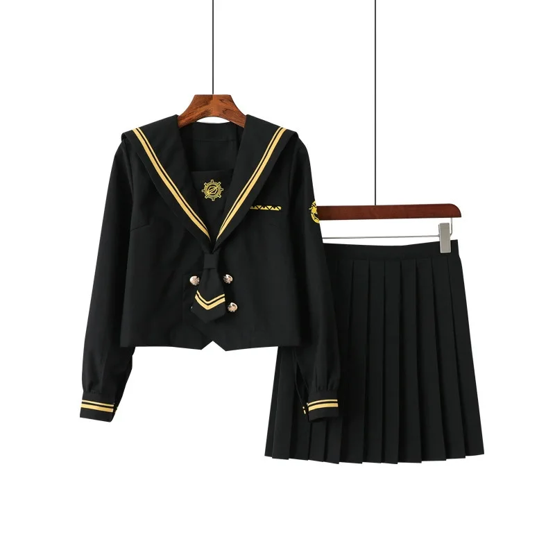 Uniformes escolares japoneses para estudiantes de talla grande S-3xl, disfraz para niñas, traje JK Sexy para mujeres, blusa de marinero, conjunto de Falda plisada